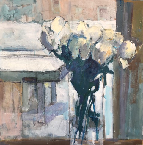 White Roses 30x30 - contact to inquire